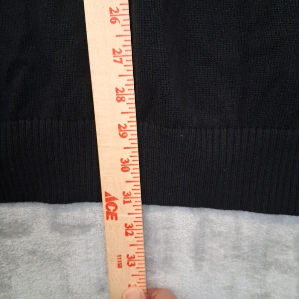 Men's Sean John 3XL Black Gray Red Star Striped Crew Neck Preppy‎ Sweater - Picture 4 of 7